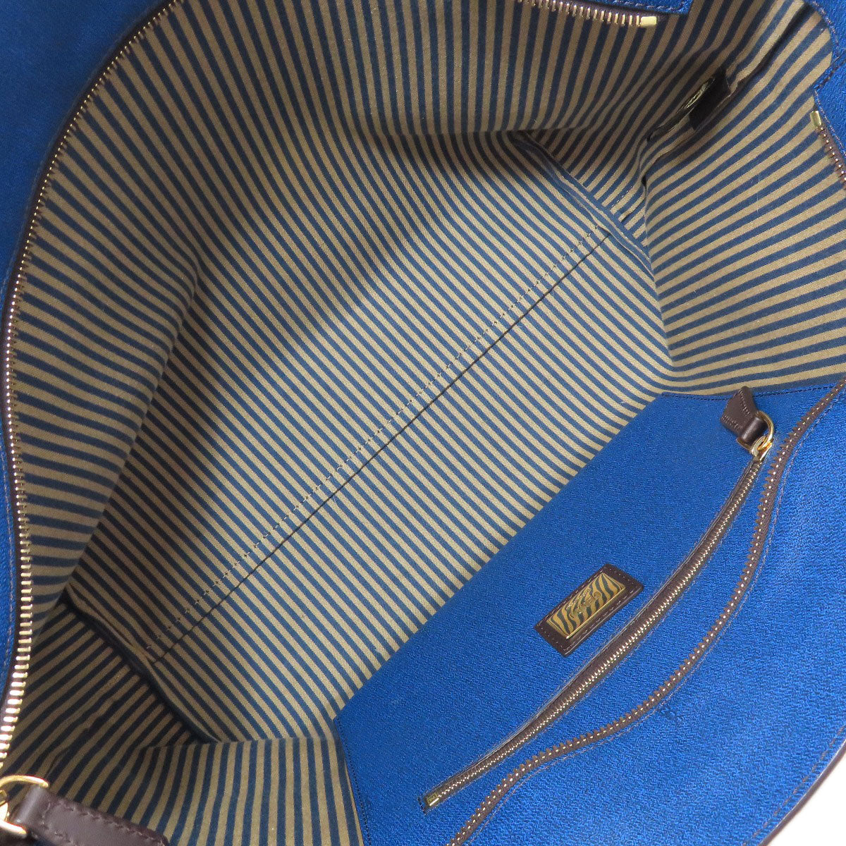 FENDI Tote Bag PVC Brown Zucca Pattern