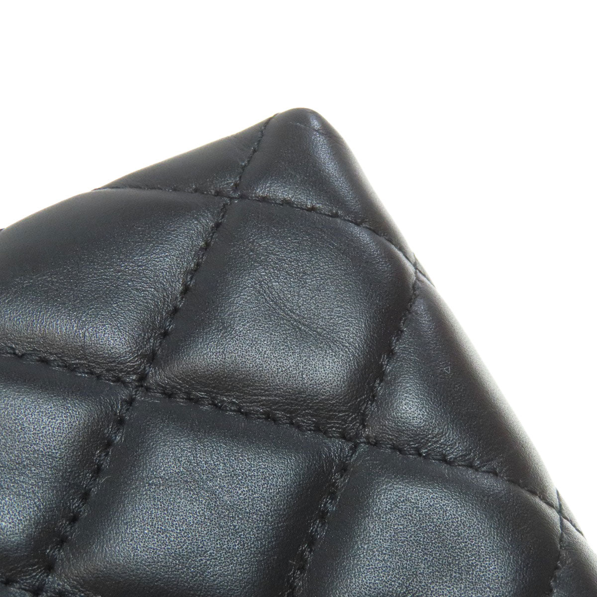 CHANEL Coin case Calfskin black Cambon line