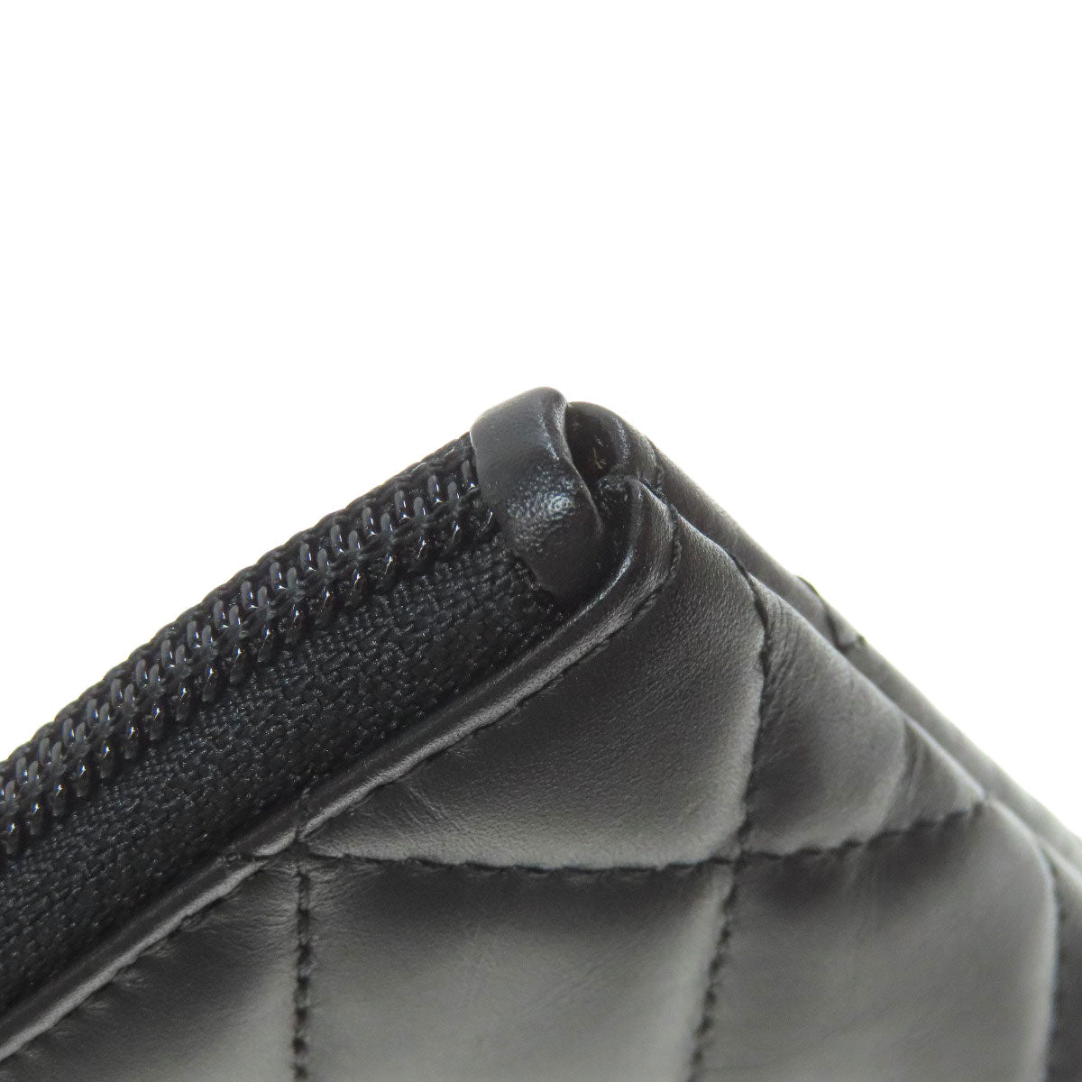 CHANEL Coin case Calfskin black Cambon line