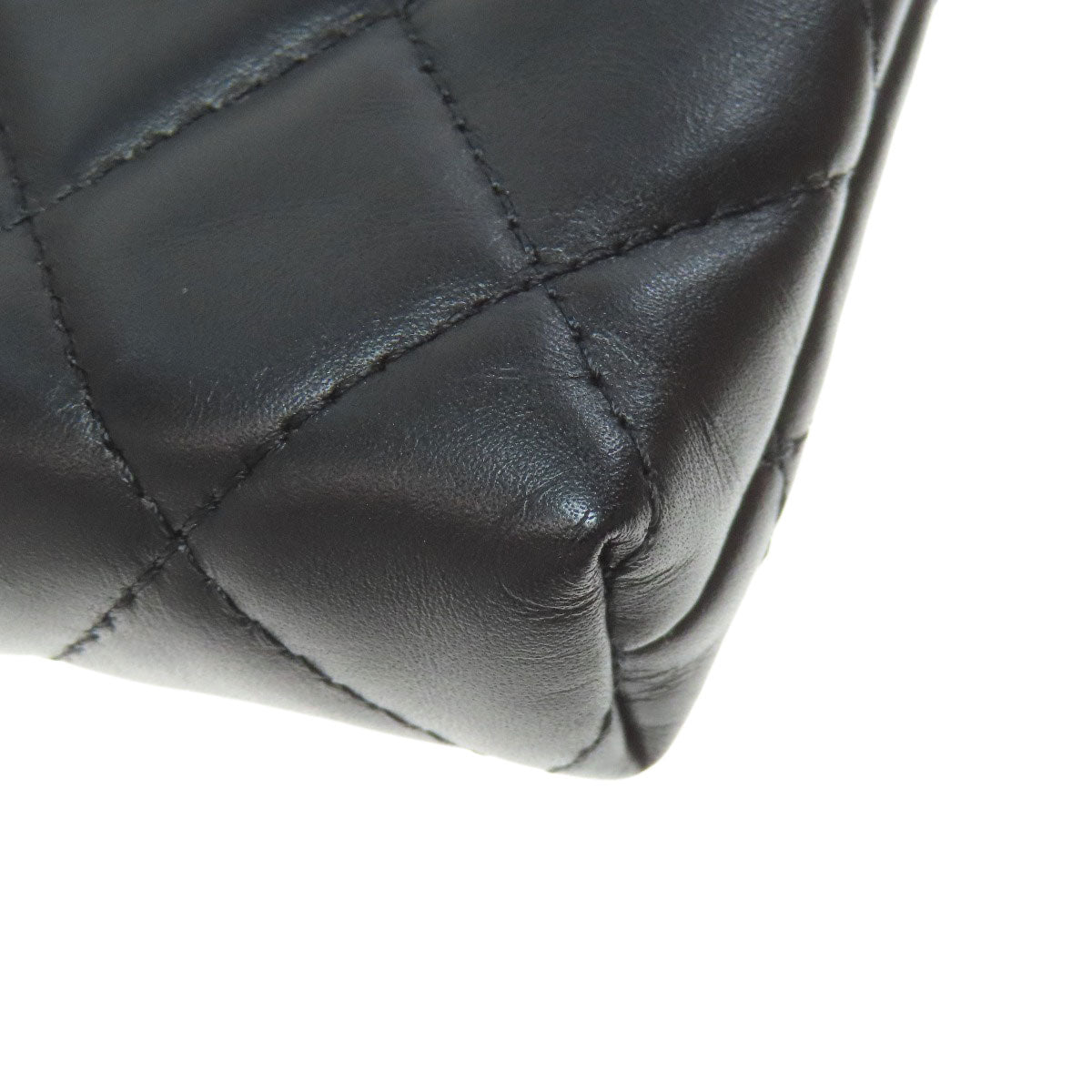 CHANEL Coin case Calfskin black Cambon line