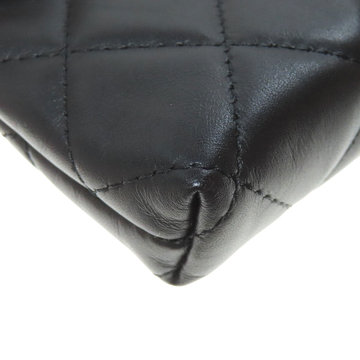 CHANEL Coin case Calfskin black Cambon line