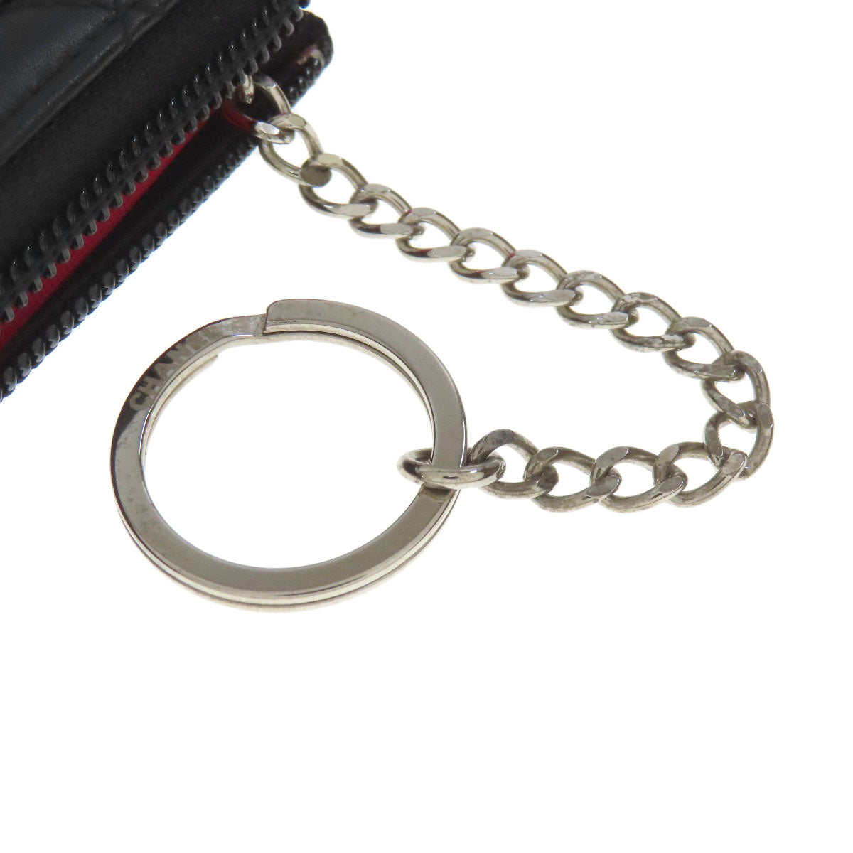 CHANEL Coin case Calfskin black Cambon line