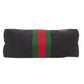GUCCI Tote Bag 631245 canvas black Outlet sherry line Women Used Authentic