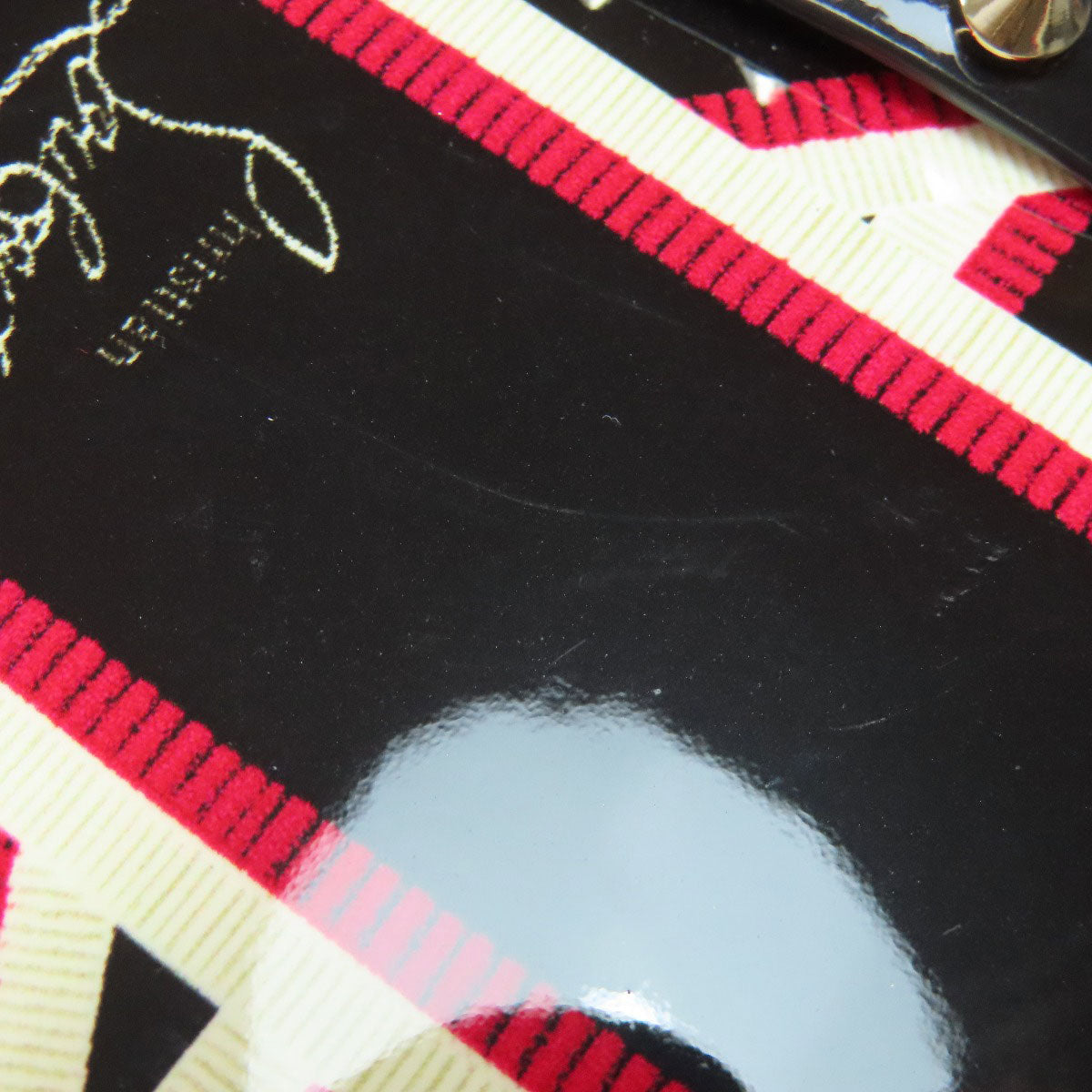 Christian Louboutin Tote Bag enamel black Kabata Small