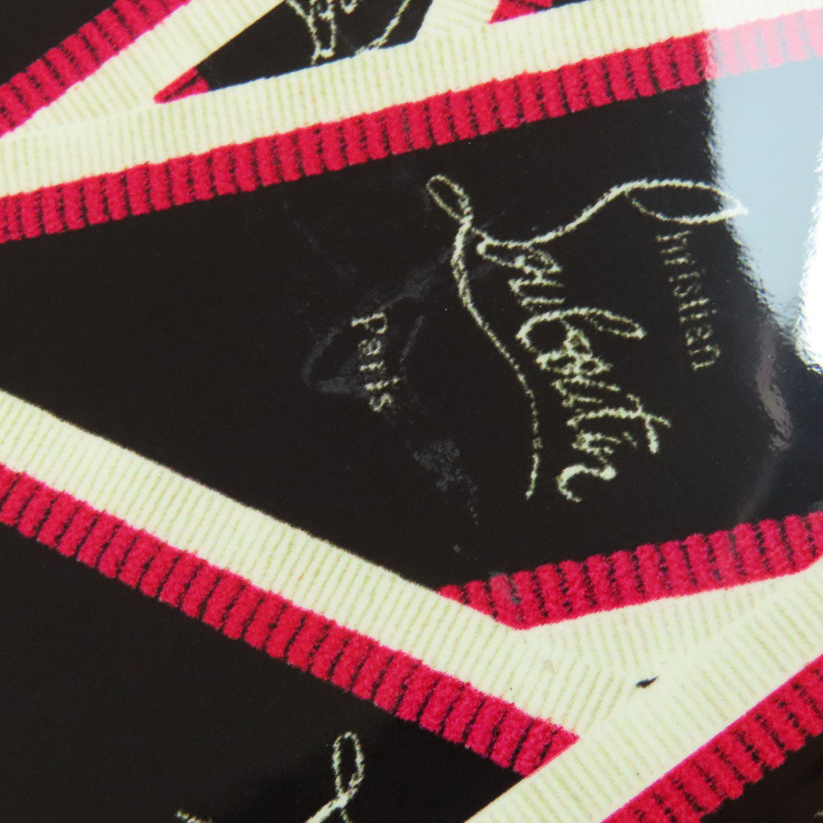 Christian Louboutin Tote Bag enamel black Kabata Small