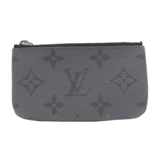 LOUIS VUITTON Coin case M80905 Monogram reverse gray Pochette Kle mens Used Authentic