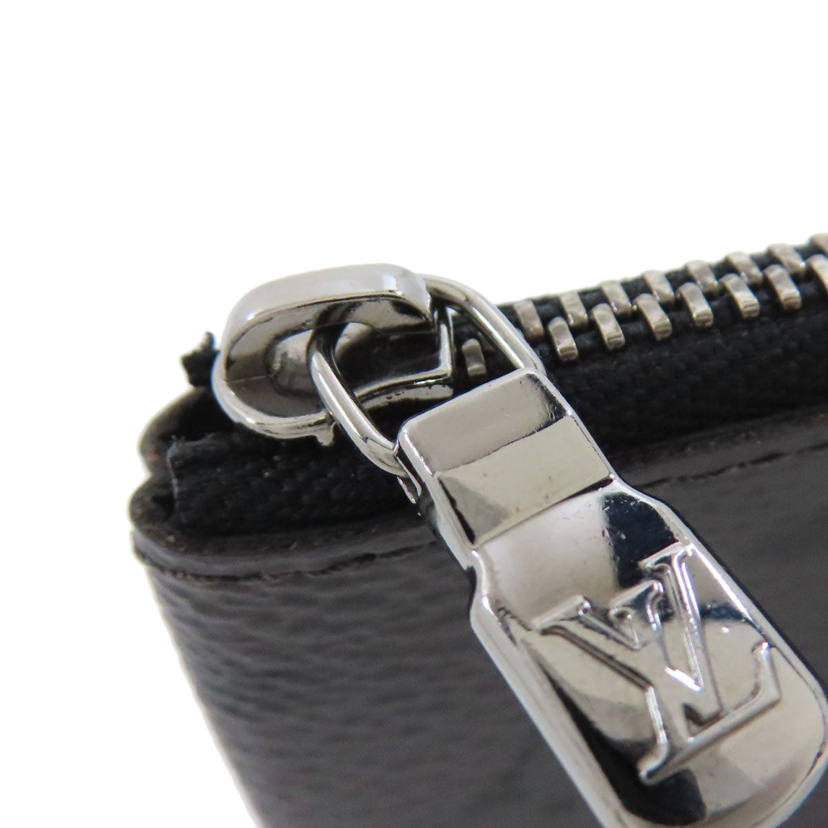 LOUIS VUITTON Coin case M80905 Monogram reverse gray Pochette Kle mens Used Authentic
