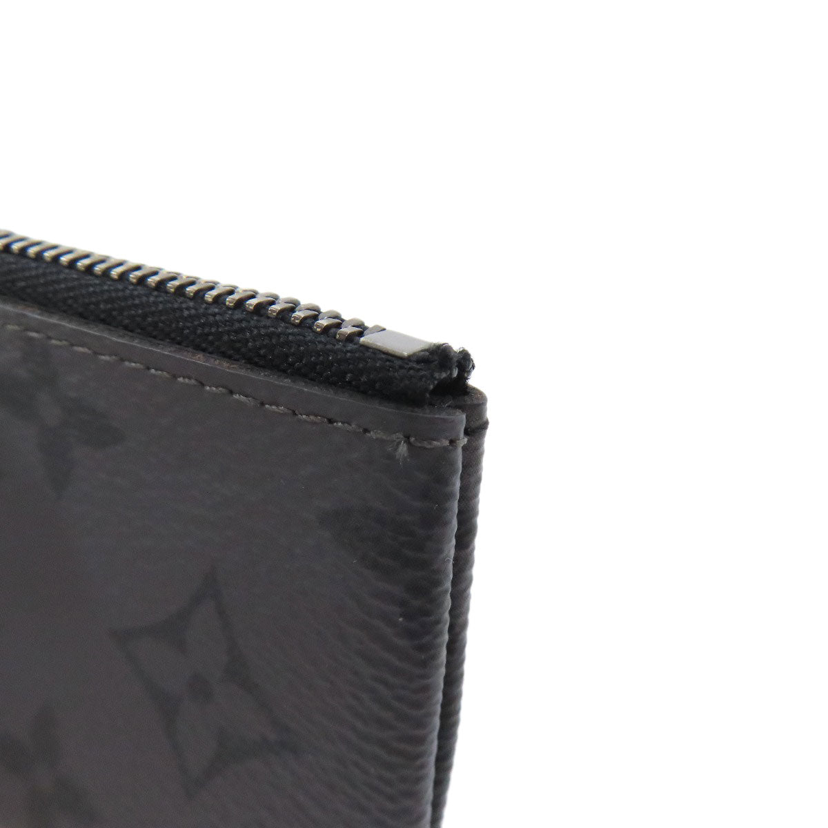 LOUIS VUITTON Coin case M80905 Monogram reverse gray Pochette Kle mens Used Authentic