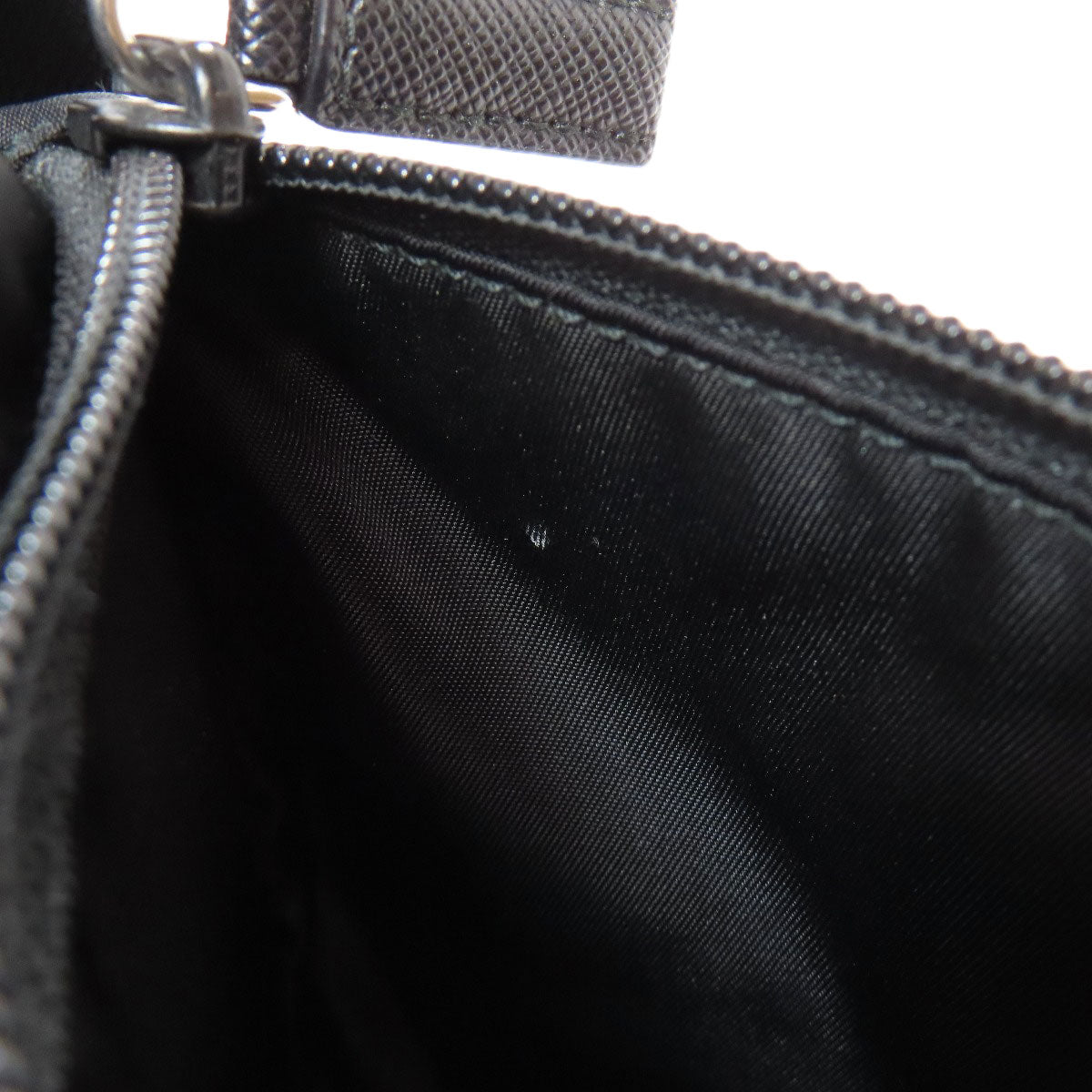 PRADA Shoulder Bag Nylon black logoMetal