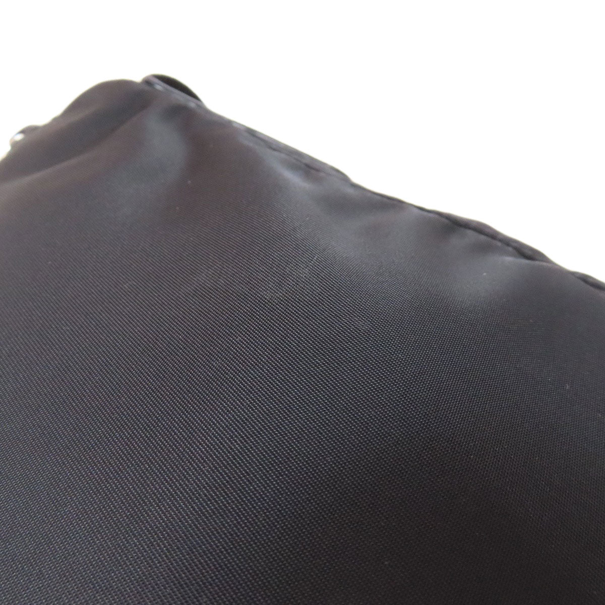 PRADA Shoulder Bag Nylon black logoMetal