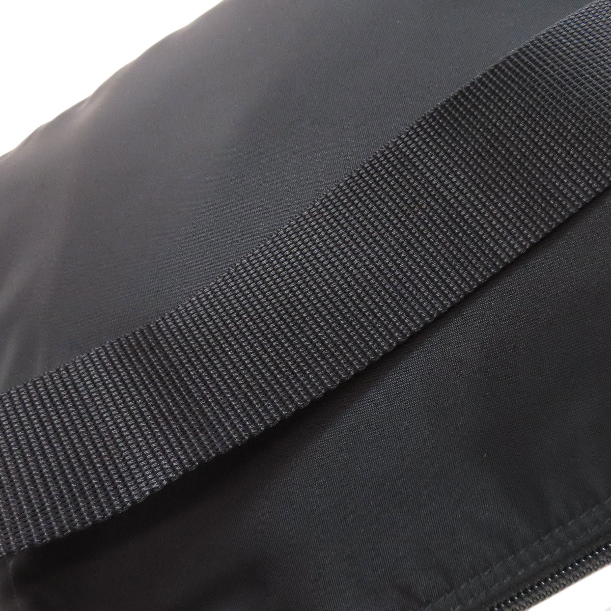 PRADA Shoulder Bag Nylon black logoMetal