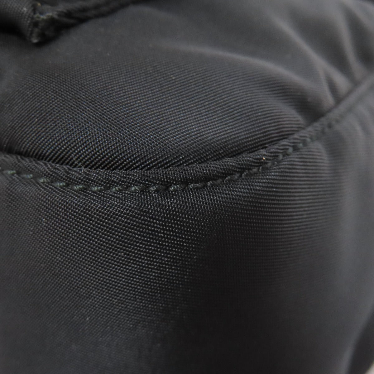 PRADA Shoulder Bag Nylon black logoMetal