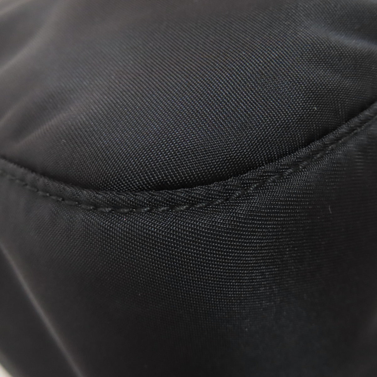 PRADA Shoulder Bag Nylon black logoMetal