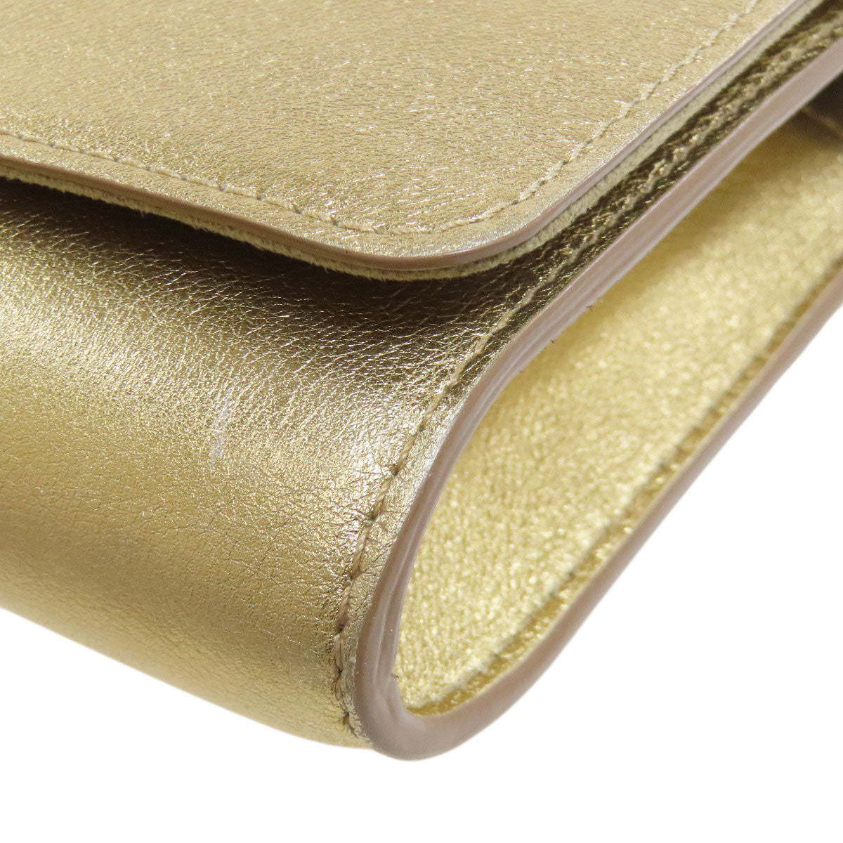 LOUIS VUITTON business bag M94334 Calfskin gold Pochette Louise EW