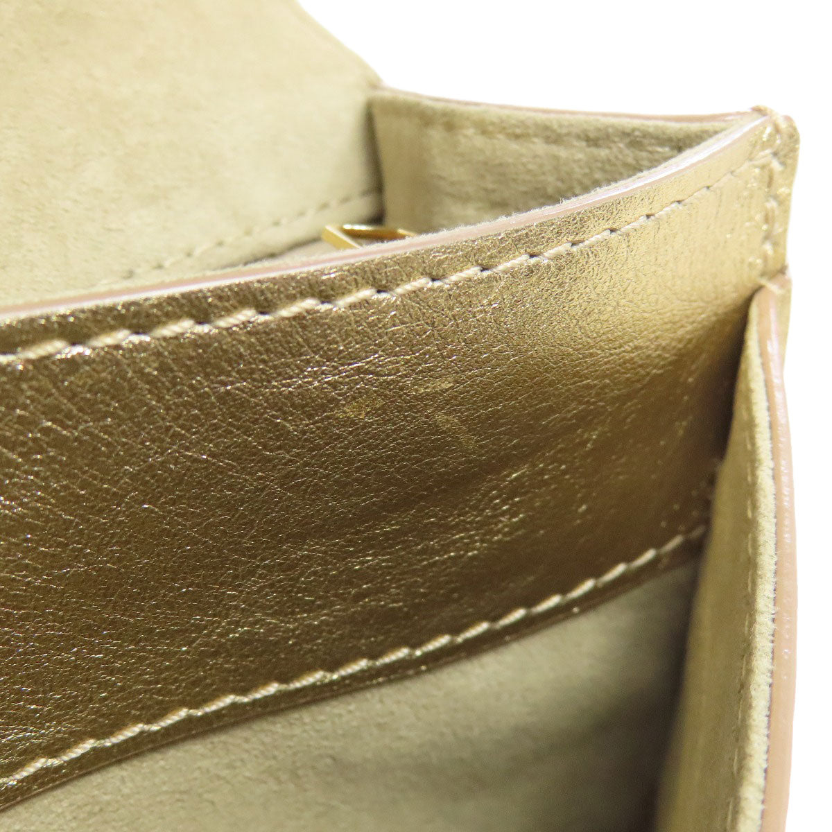LOUIS VUITTON business bag M94334 Calfskin gold Pochette Louise EW
