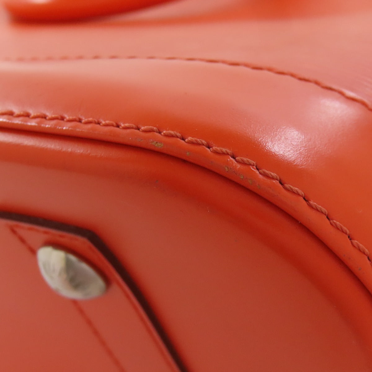 LOUIS VUITTON Handbag M40623 Epi Orange Alma Women Used Authentic