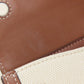 BURBERRY Handbag canvas white 2WAY Women Used Authentic