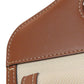 BURBERRY Handbag canvas white 2WAY Women Used Authentic