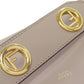 FENDI Shoulder Bag Calfskin gray Cam Women Used Authentic