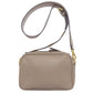 FENDI Shoulder Bag Calfskin gray Cam Women Used Authentic