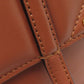 FENDI Shoulder Bag Calfskin Brown Flip Small 2WAY Women Used Authentic