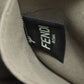 FENDI Shoulder Bag Calfskin Brown Flip Small 2WAY Women Used Authentic