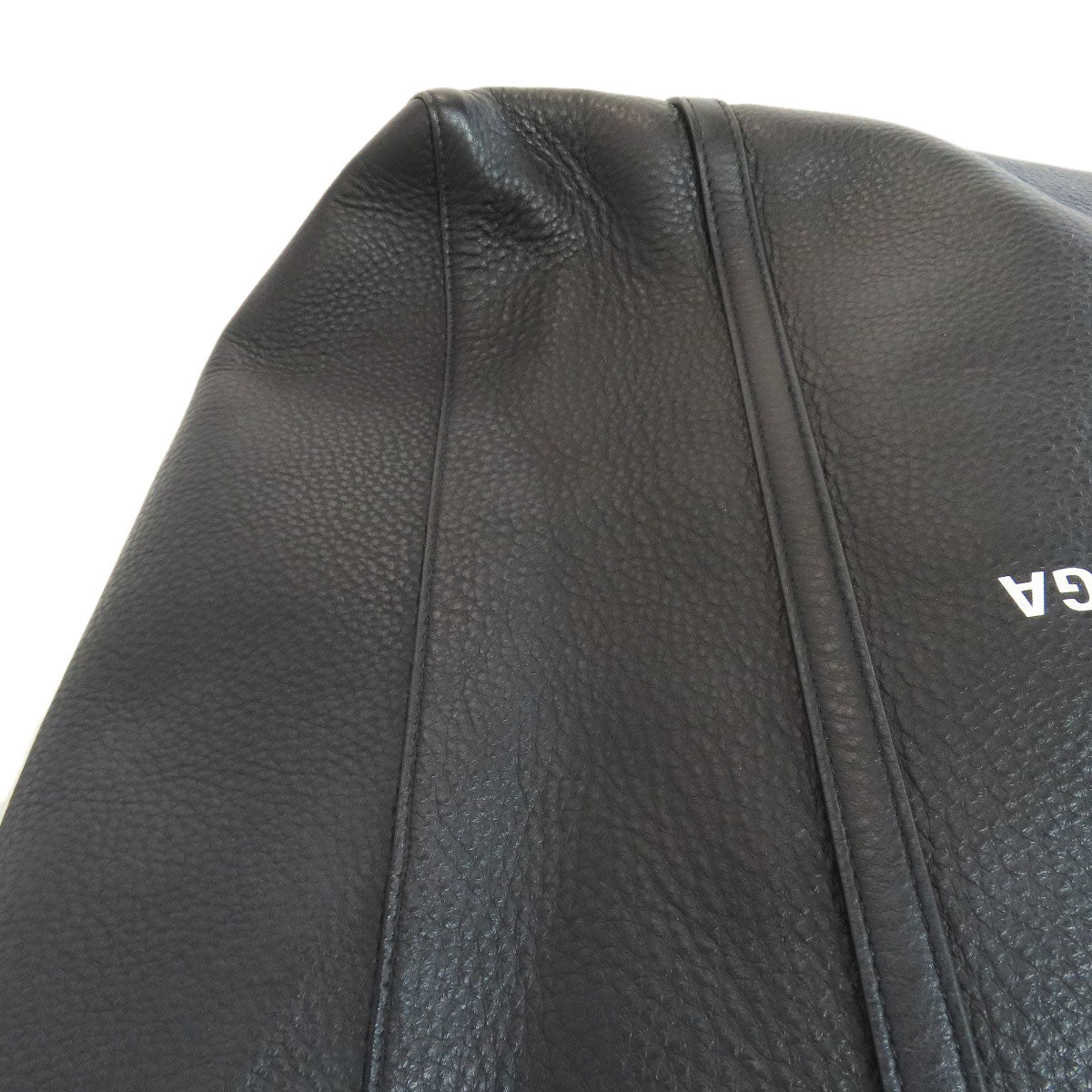 BALENCIAGA Tote Bag 551812 leather black Everyday Tote Women Used Authentic