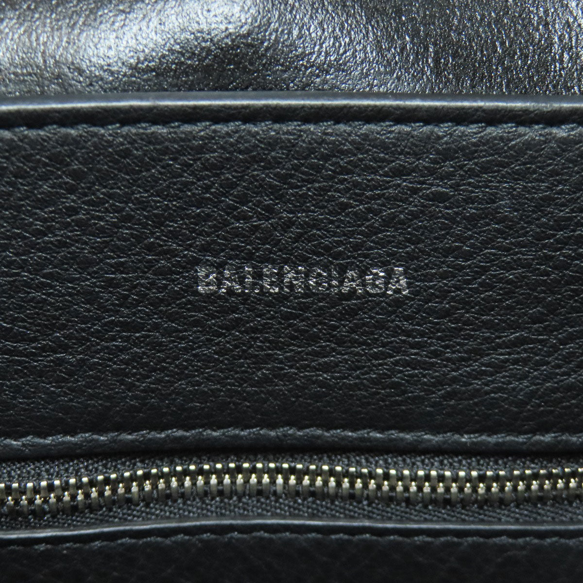 BALENCIAGA Tote Bag 551812 leather black Everyday Tote Women Used Authentic