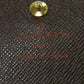 LOUIS VUITTON Coin case M61930 Damier canvas Brown Portonet Plat Women(Unisex) Used Authentic