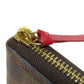 LOUIS VUITTON Long Wallet Purse N60534 Damier canvas Brown Portefeuille Clemence