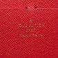 LOUIS VUITTON Long Wallet Purse N60534 Damier canvas Brown Portefeuille Clemence