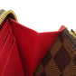 LOUIS VUITTON Long Wallet Purse N60534 Damier canvas Brown Portefeuille Clemence