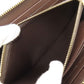 LOUIS VUITTON Long Wallet Purse N41661 Damier canvas Brown Zippy wallet Women Used Authentic