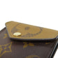 LOUIS VUITTON Bifold Wallet M80725 Monogram reverse Brown Zoe Women Used Authentic