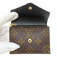 LOUIS VUITTON Bifold Wallet M80725 Monogram reverse Brown Zoe Women Used Authentic