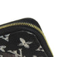 LOUIS VUITTON Coin case M63884 Monogram canvas black Zippy Coin Purse Catgram Women Used Authentic