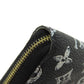 LOUIS VUITTON Coin case M63884 Monogram canvas black Zippy Coin Purse Catgram Women Used Authentic