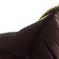 LOUIS VUITTON Long Wallet Purse N41661 Damier canvas Brown Zippy wallet Women Used Authentic