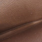 LOUIS VUITTON Long Wallet Purse N41661 Damier canvas Brown Zippy wallet Women Used Authentic