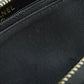 CHANEL Long Wallet Purse canvas Navy Deauville small zip wallet Women Used Authentic