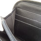 CHANEL Long Wallet Purse Calfskin black Camellia SilverMetal Women Used Authentic