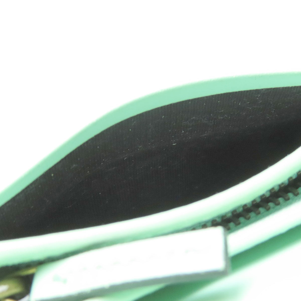 GUCCI Bifold Wallet 548057 leather green GG Signature Shima Linea Cat Women Used Authentic