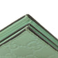 GUCCI Bifold Wallet 548057 leather green GG Signature Shima Linea Cat Women Used Authentic
