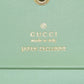 GUCCI Bifold Wallet 548057 leather green GG Signature Shima Linea Cat Women Used Authentic