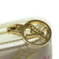 LOUIS VUITTON Bifold Wallet M11909 Calfskin white Portefeuille�ELoup Monogram Flower Women Used Authentic