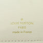 LOUIS VUITTON Bifold Wallet M11909 Calfskin white Portefeuille�ELoup Monogram Flower Women Used Authentic