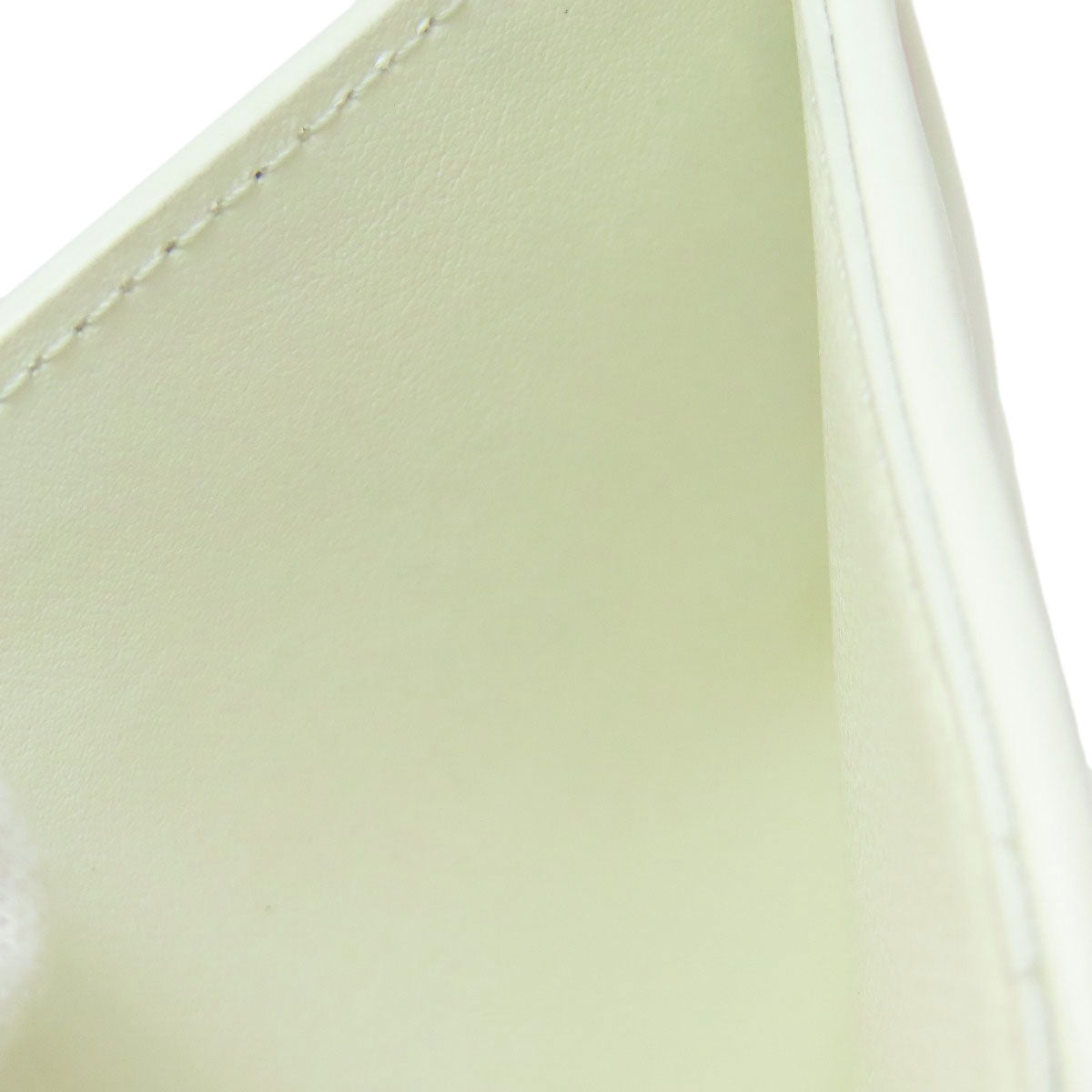 LOUIS VUITTON Bifold Wallet M11909 Calfskin white Portefeuille�ELoup Monogram Flower Women Used Authentic