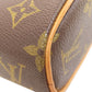 LOUIS VUITTON Handbag M51902 Monogram canvas Brown Sonatine Women Used Authentic
