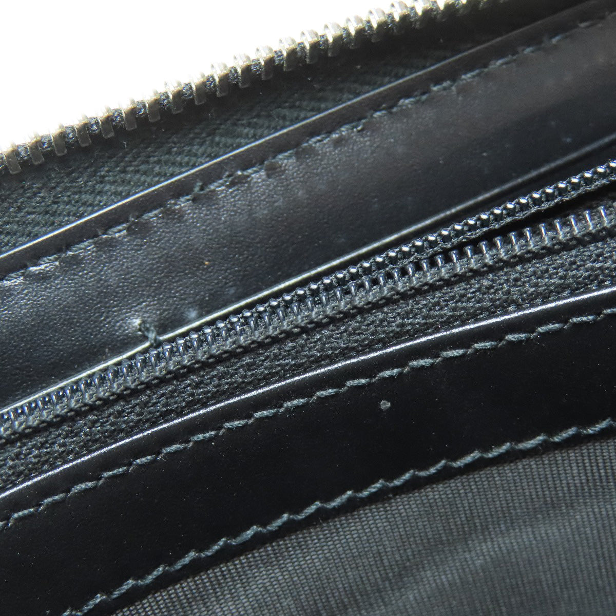 GUCCI Long Wallet Purse 473928 Calfskin black GG Signature Shima