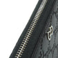 GUCCI Long Wallet Purse 473928 Calfskin black GG Signature Shima